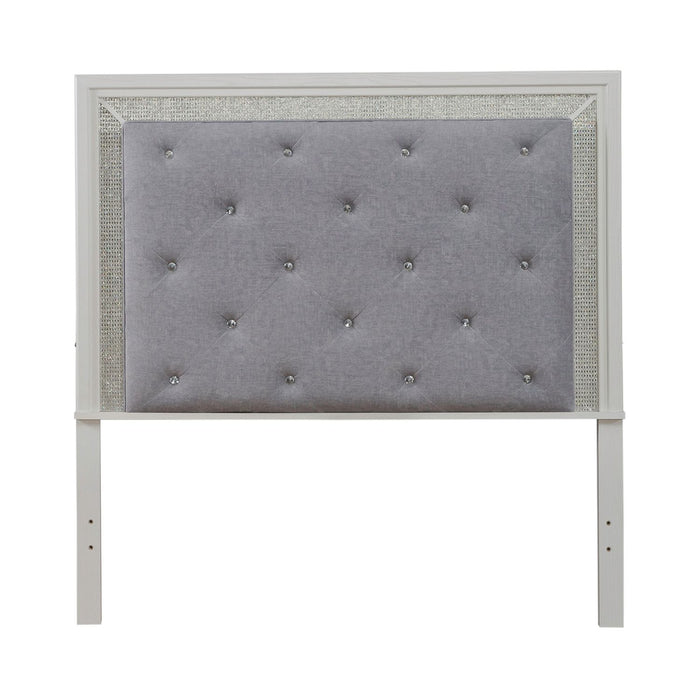 Reflections Queen Uph Panel HB w/ Lights - Furniture 4 Less (Jacksonville, NC)