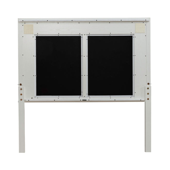 Reflections Queen Uph Panel HB w/ Lights - Furniture 4 Less (Jacksonville, NC)