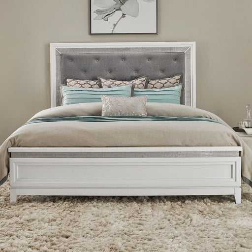 Reflections King Uph Panel HB w/ Lights - Furniture 4 Less (Jacksonville, NC)