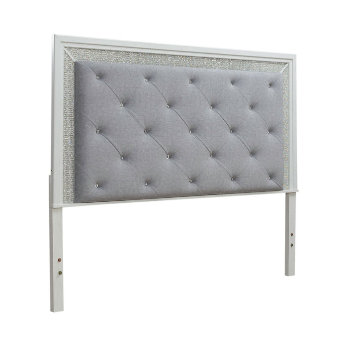 Reflections King Uph Panel HB w/ Lights - Furniture 4 Less (Jacksonville, NC)