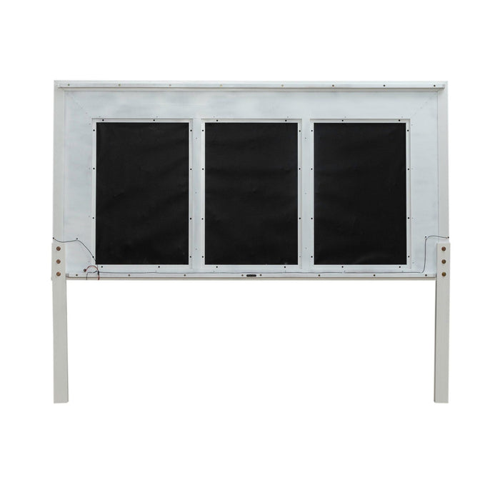 Reflections King Uph Panel HB w/ Lights - Furniture 4 Less (Jacksonville, NC)