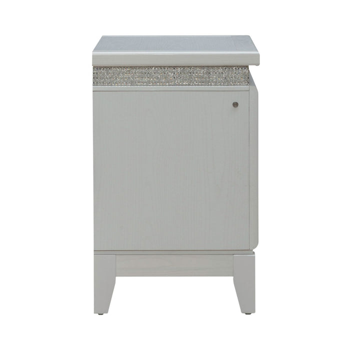 Reflections Nightstand w/ Lights and Charging Station - Furniture 4 Less (Jacksonville, NC)