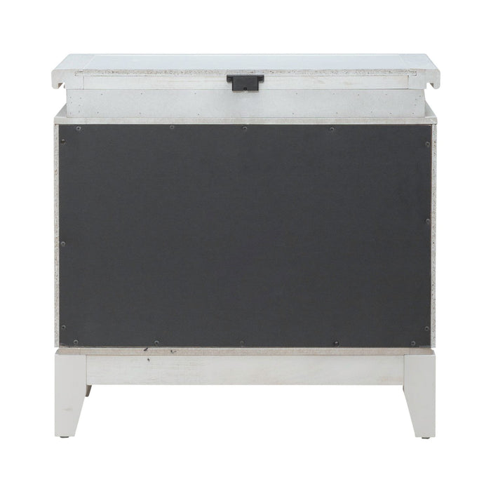 Reflections Nightstand w/ Lights and Charging Station - Furniture 4 Less (Jacksonville, NC)