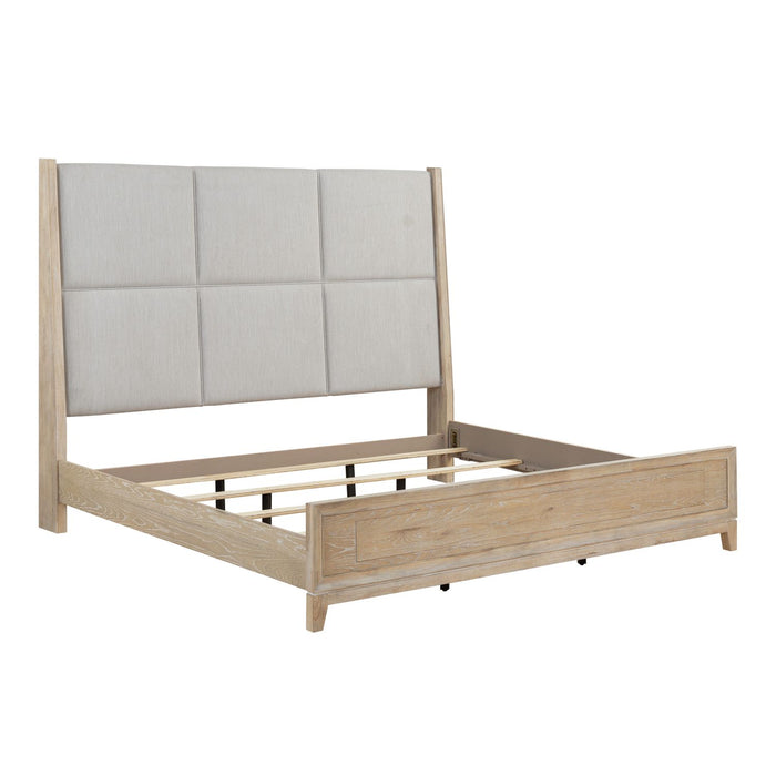 Brentwood King California Uph Bed - Furniture 4 Less (Jacksonville, NC)