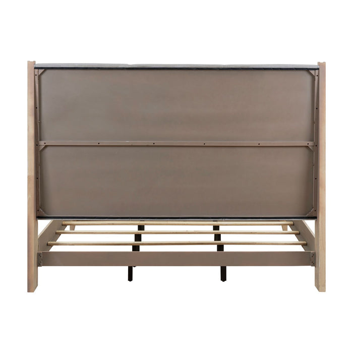 Brentwood King California Uph Bed - Furniture 4 Less (Jacksonville, NC)
