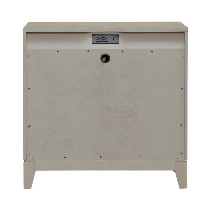 Brentwood 3 Drawer Nightstand w/ Charging Station - Furniture 4 Less (Jacksonville, NC)