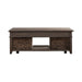 Liberty Furniture Mill Creek Lift Top Cocktail Table in Peppercorn - Furniture 4 Less (Jacksonville, NC)