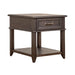 Liberty Furniture Mill Creek Drawer End Table in Peppercorn image
