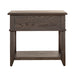 Mill Creek Drawer End Table in Peppercorn - Furniture 4 Less (Jacksonville, NC)