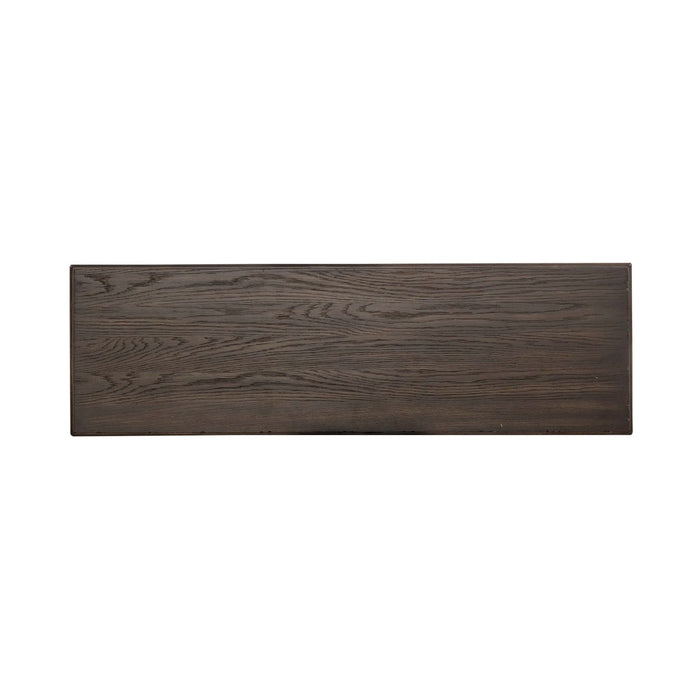 Mill Creek 2 Drawer Sofa Table in Peppercorn - Furniture 4 Less (Jacksonville, NC)