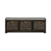 Mill Creek Wall Bench in Peppercorn - Furniture 4 Less (Jacksonville, NC)