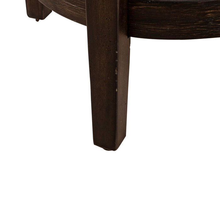 Mill Creek Console Swivel Stool in Peppercorn - Furniture 4 Less (Jacksonville, NC)