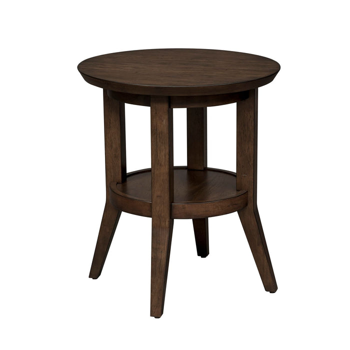 Ventura Blvd Round End Table in Bronze - Furniture 4 Less (Jacksonville, NC)