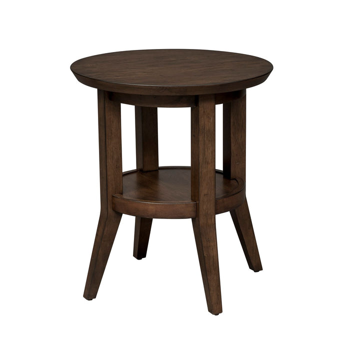 Ventura Blvd Round End Table in Bronze - Furniture 4 Less (Jacksonville, NC)