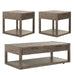 Bartlett Field 3 Piece Set (1-Cocktail 2-End Tables) - Furniture 4 Less (Jacksonville, NC)