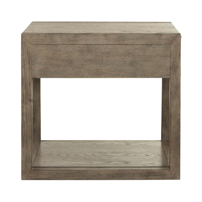Bartlett Field End Table in Dusty Taupe - Furniture 4 Less (Jacksonville, NC)