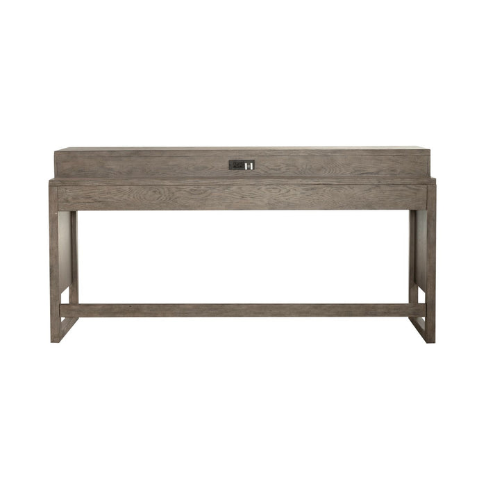 Bartlett Field Console Bar Table in Dusty Taupe - Furniture 4 Less (Jacksonville, NC)
