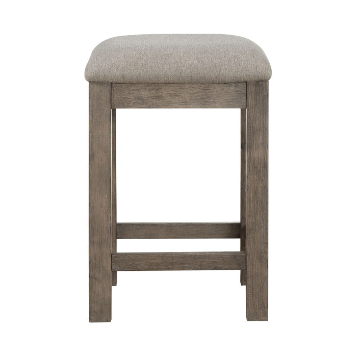 Bartlett Field Upholstered Console Stool in Dusty Taupe - Furniture 4 Less (Jacksonville, NC)