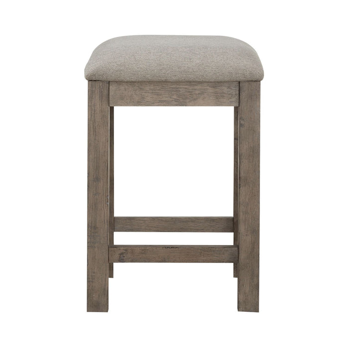 Bartlett Field Upholstered Console Stool in Dusty Taupe - Furniture 4 Less (Jacksonville, NC)