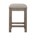 Bartlett Field Upholstered Console Stool in Dusty Taupe - Furniture 4 Less (Jacksonville, NC)