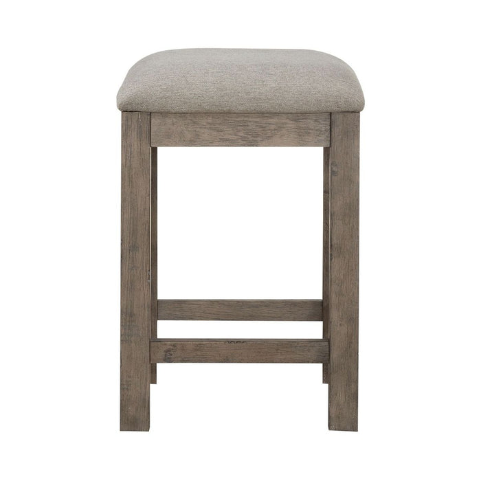 Liberty Furniture Bartlett Field Upholstered Console Stool in Dusty Taupe - Furniture 4 Less (Jacksonville, NC)