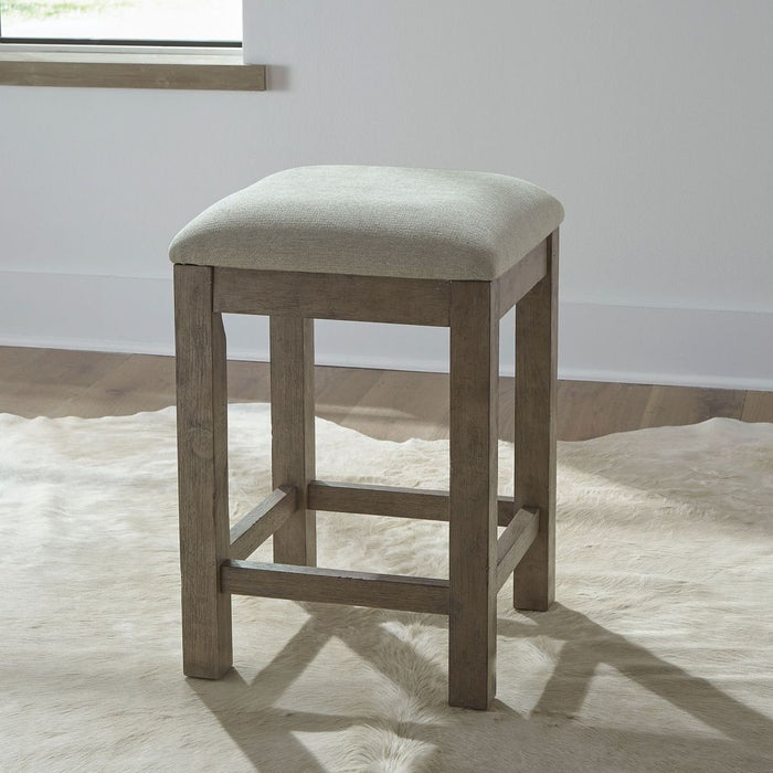 Liberty Furniture Bartlett Field Upholstered Console Stool in Dusty Taupe - Furniture 4 Less (Jacksonville, NC)