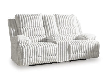 Rhines Falls Power Reclining Loveseat with Console
