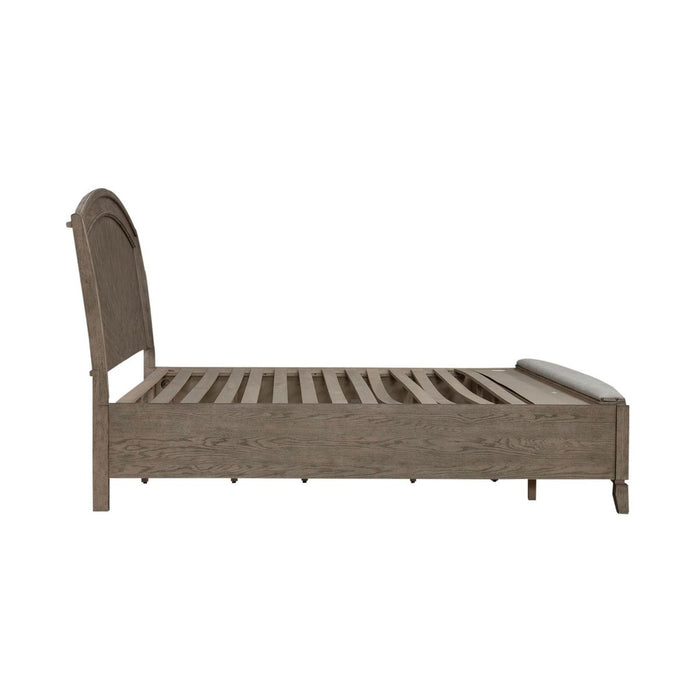 Liberty Furniture Avalon King Panel Storage Bed in Burnished Beige - Furniture 4 Less (Jacksonville, NC)