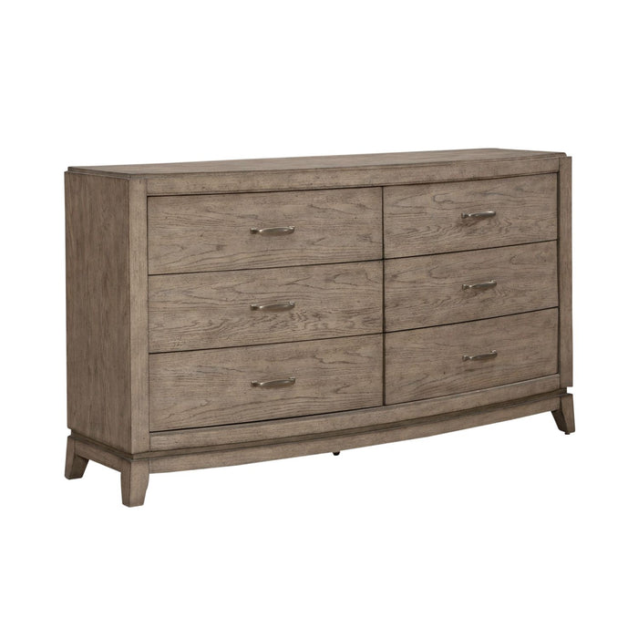 Avalon 6 Drawer Dresser in Burnished Beige - Furniture 4 Less (Jacksonville, NC)