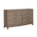 Avalon 6 Drawer Dresser in Burnished Beige - Furniture 4 Less (Jacksonville, NC)