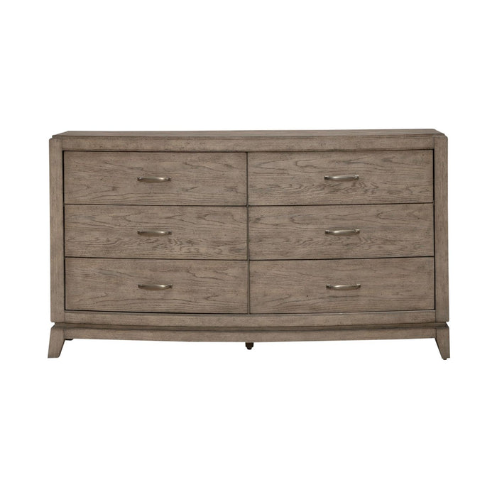 Avalon 6 Drawer Dresser in Burnished Beige - Furniture 4 Less (Jacksonville, NC)