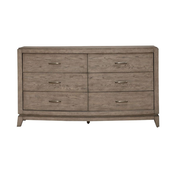 Liberty Furniture Avalon 6 Drawer Dresser in Burnished Beige - Furniture 4 Less (Jacksonville, NC)