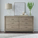 Liberty Furniture Avalon 6 Drawer Dresser in Burnished Beige - Furniture 4 Less (Jacksonville, NC)
