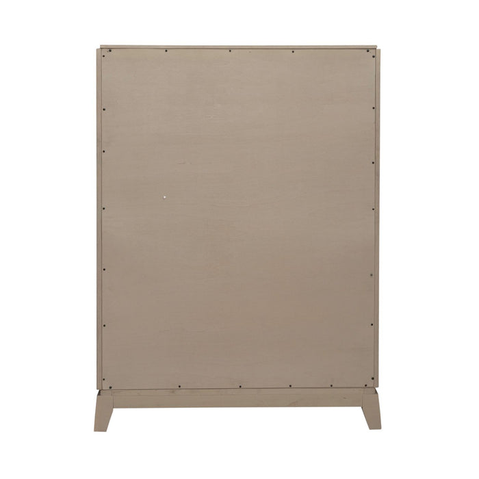 Avalon 5 Drawer Chest in Burnished Beige - Furniture 4 Less (Jacksonville, NC)