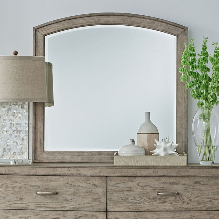 Liberty Furniture Avalon Arched Mirror in Burnished Beige - Furniture 4 Less (Jacksonville, NC)