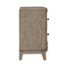 Avalon Nightstand with Charging Station in Burnished Beige - Furniture 4 Less (Jacksonville, NC)