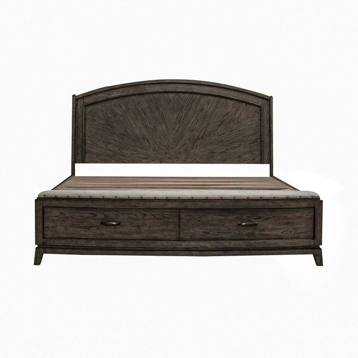 Avalon Queen Panel Storage Bed - Furniture 4 Less (Jacksonville, NC)
