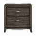 Avalon Nightstand w/ Charging Station - Furniture 4 Less (Jacksonville, NC)