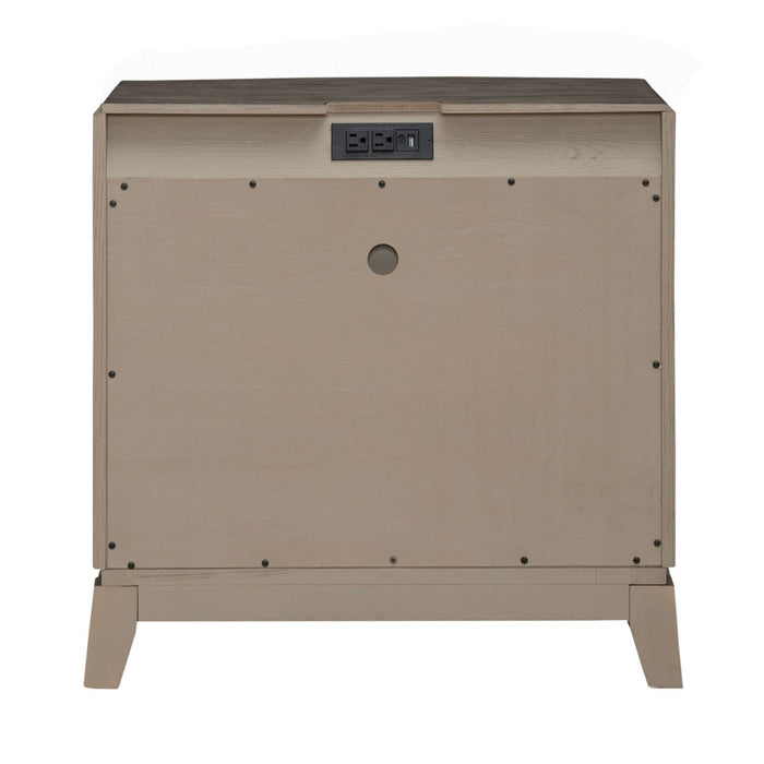 Avalon Nightstand w/ Charging Station - Furniture 4 Less (Jacksonville, NC)