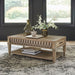 Liberty Furniture Devonshire Cocktail Table in Weathered Sandstone - Furniture 4 Less (Jacksonville, NC)