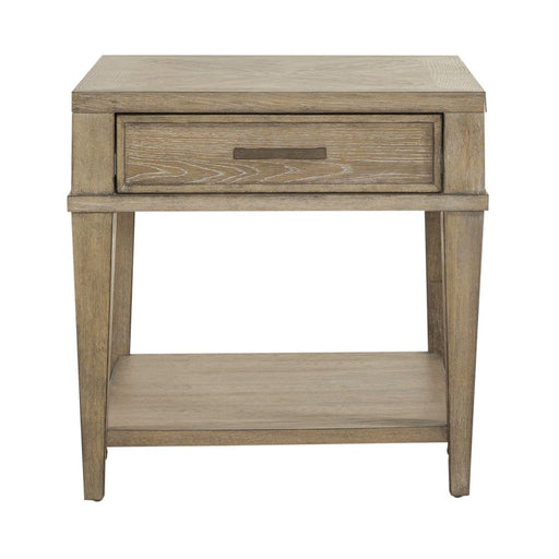 Liberty Furniture Devonshire End Table in Weathered Sandstone - Furniture 4 Less (Jacksonville, NC)