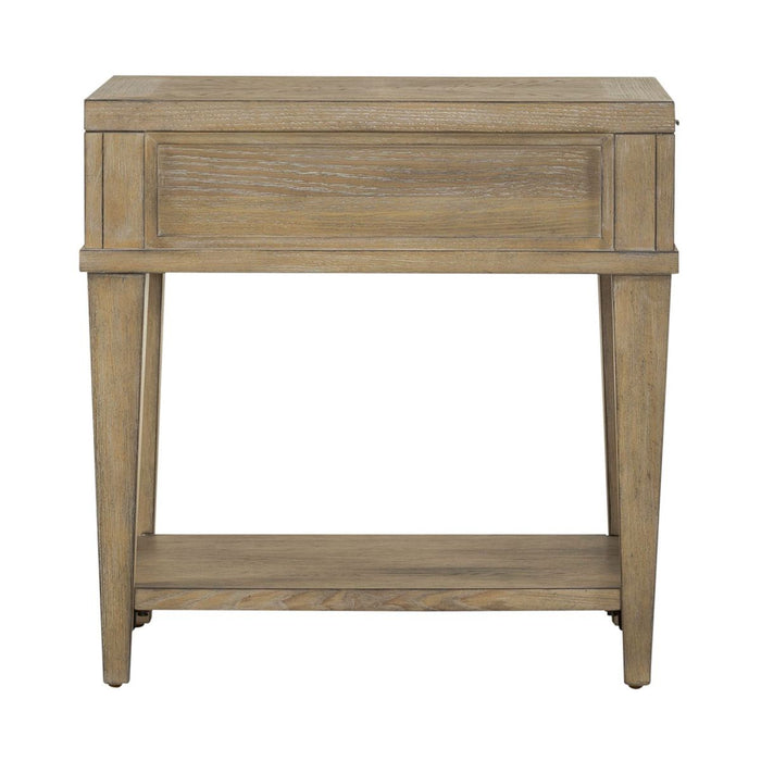 Liberty Furniture Devonshire Chair Side Table in Weathered Sandstone - Furniture 4 Less (Jacksonville, NC)