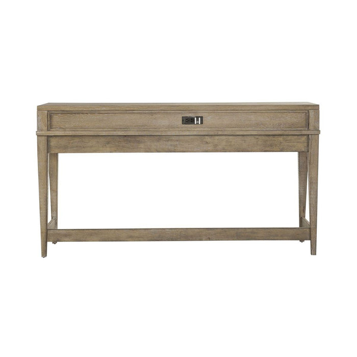 Liberty Furniture Devonshire Console Bar Table in Weathered Sandstone - Furniture 4 Less (Jacksonville, NC)