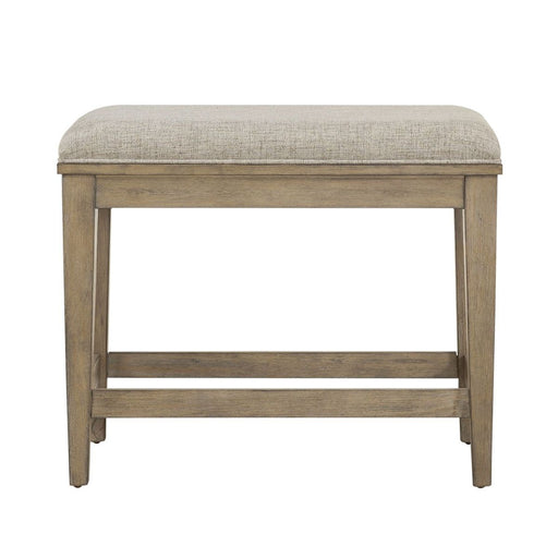 Liberty Furniture Devonshire Console Stool in Weathered Sandstone - Furniture 4 Less (Jacksonville, NC)