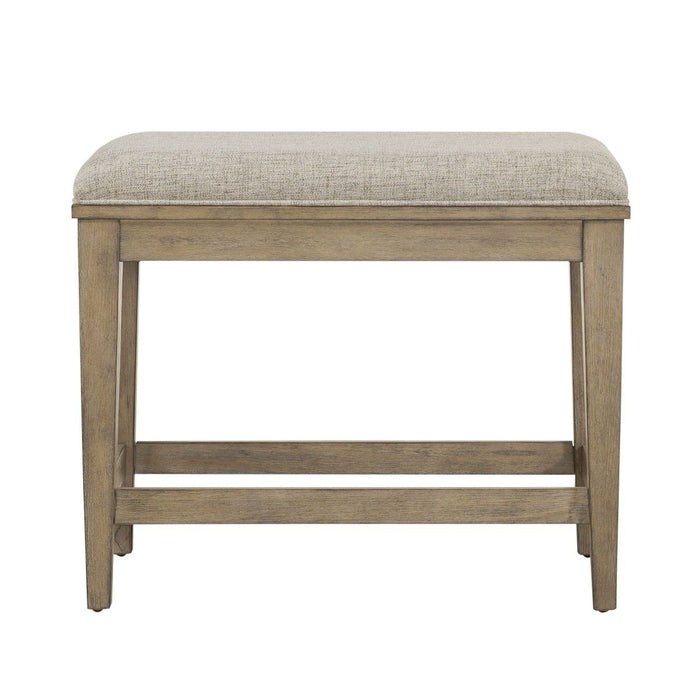 Liberty Furniture Devonshire Console Stool in Weathered Sandstone - Furniture 4 Less (Jacksonville, NC)