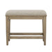 Liberty Furniture Devonshire Console Stool in Weathered Sandstone - Furniture 4 Less (Jacksonville, NC)