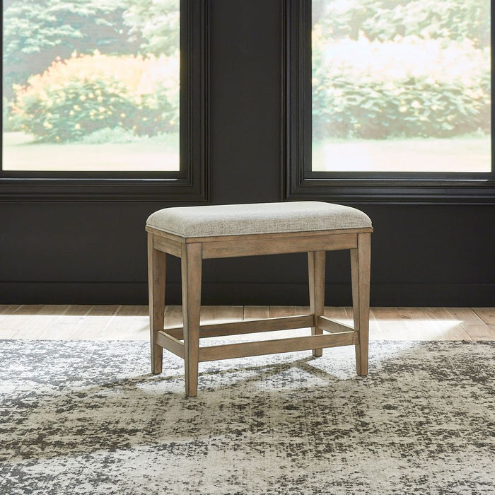 Liberty Furniture Devonshire Console Stool in Weathered Sandstone - Furniture 4 Less (Jacksonville, NC)