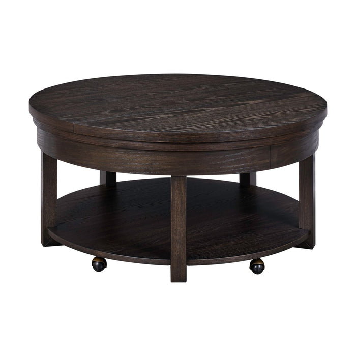 Weston Round Lift Top Cocktail Table - Furniture 4 Less (Jacksonville, NC)