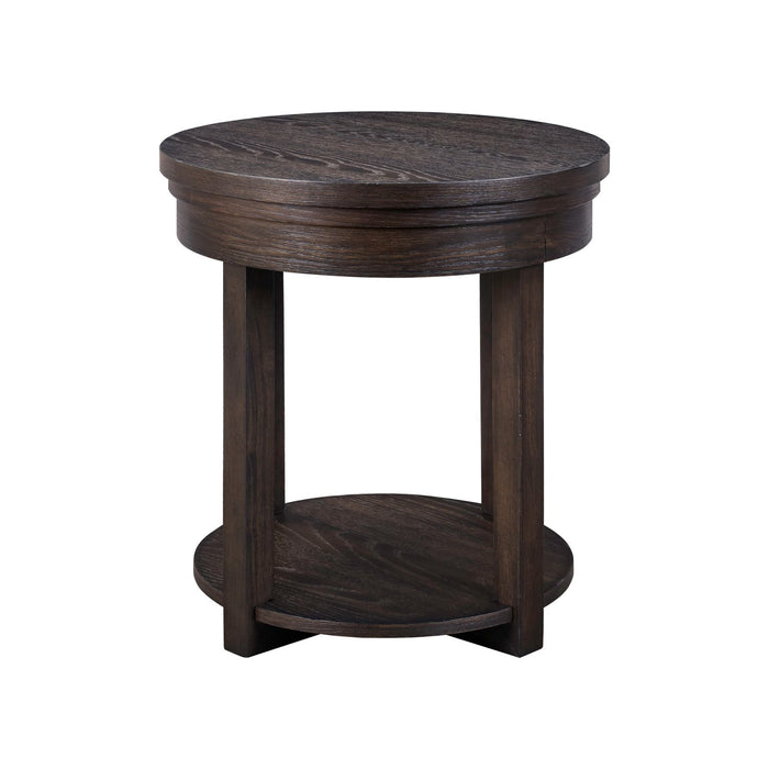 Weston Round End Table - Furniture 4 Less (Jacksonville, NC)