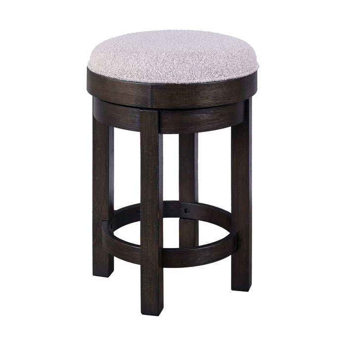 Weston Uph Swivel Console Stool (RTA) - Furniture 4 Less (Jacksonville, NC)